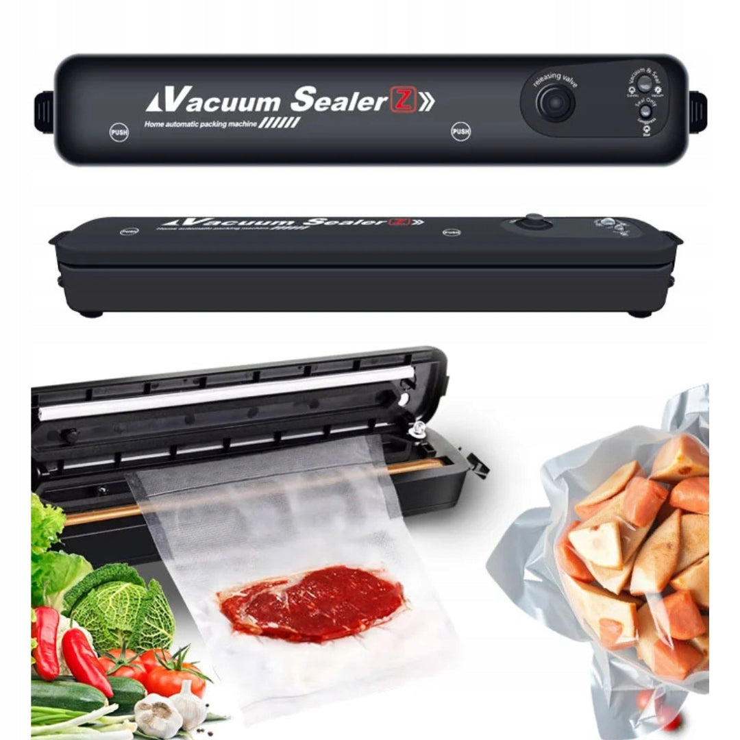AUTOMATIC FOOD PACKAGING VACUUM WELDING MACHINE 90W + 10 BAGS EAN (GTIN) 5907187144358