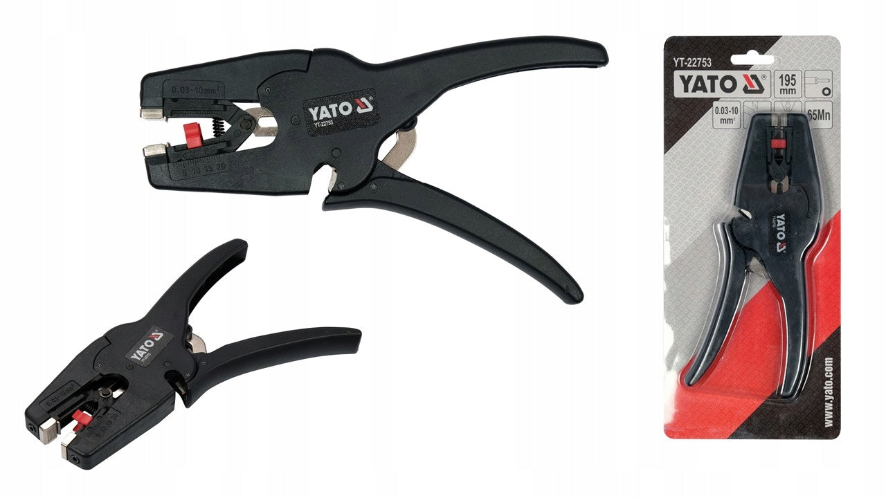 AUTOMATIC. INSULATION STRIPPER 0.03-10 MM2 YATO Kind pliers for insulation