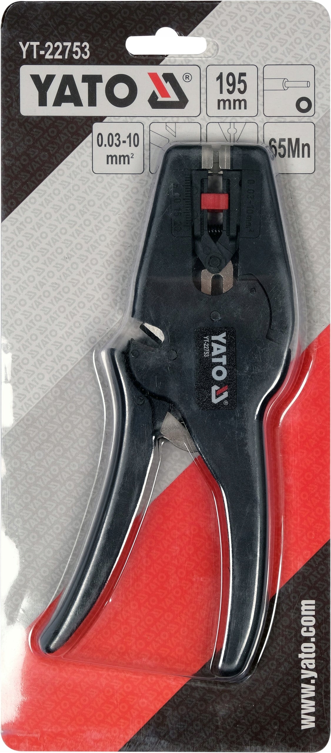 AUTOMATIC. INSULATION STRIPPER 0.03-10 MM2 YATO Manufacturer code YT-22753