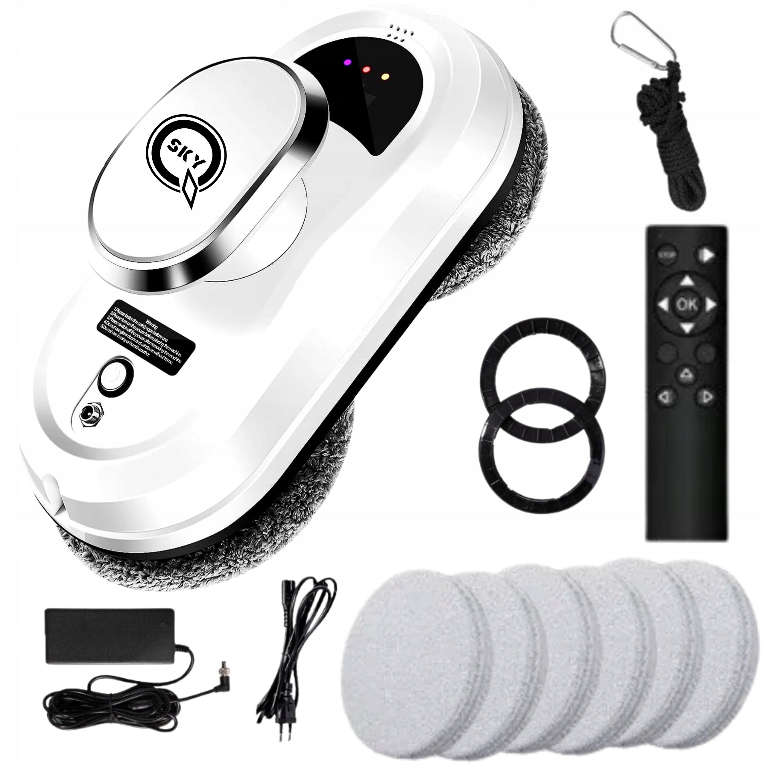 AUTOMATIC INTELLIGENT ROBOT FOR CLEANING MIRROR WINDOWS SET WITH REMOTE CONTROL
