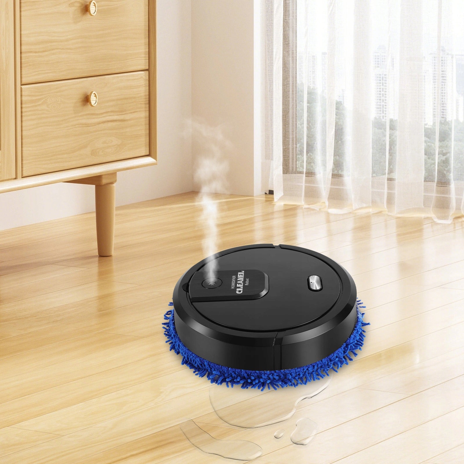 AUTOMATIC MOPPING MACHINE 5W WET/ARY BATTERY POWERED BATTERY 10000RPM BLACK Manufacturer code 942649