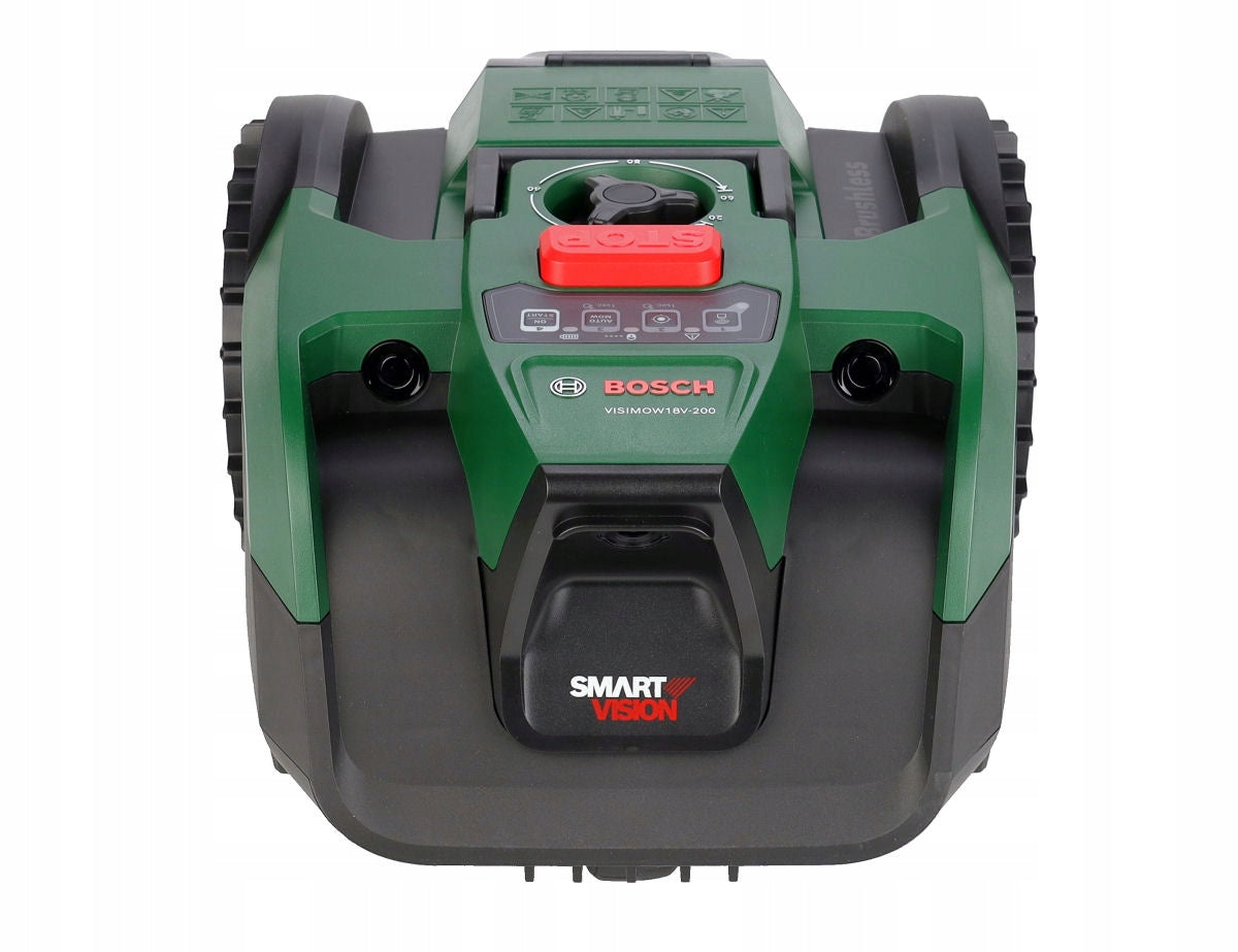 AUTOMATIC MOWER ROBOT MOWER VISIMOW 18V-200 BOSCH 1x5,0Ah Mowing height adjustment range 2–6 cm