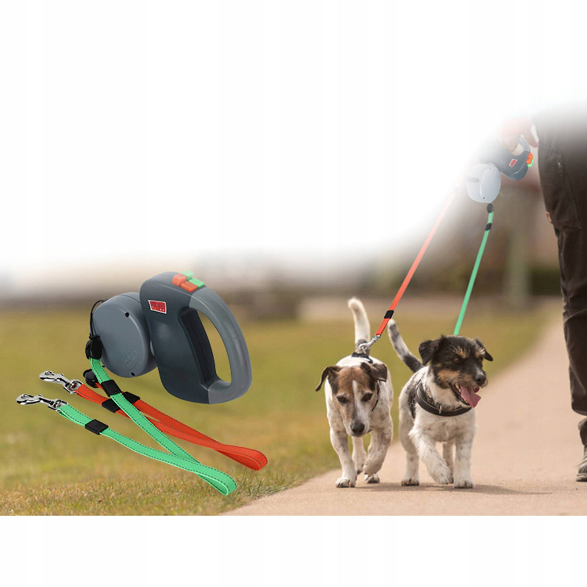 AUTOMATIC RETRACTABLE DOUBLE LANYARD TRACTION ROPE Manufacturer code 257556