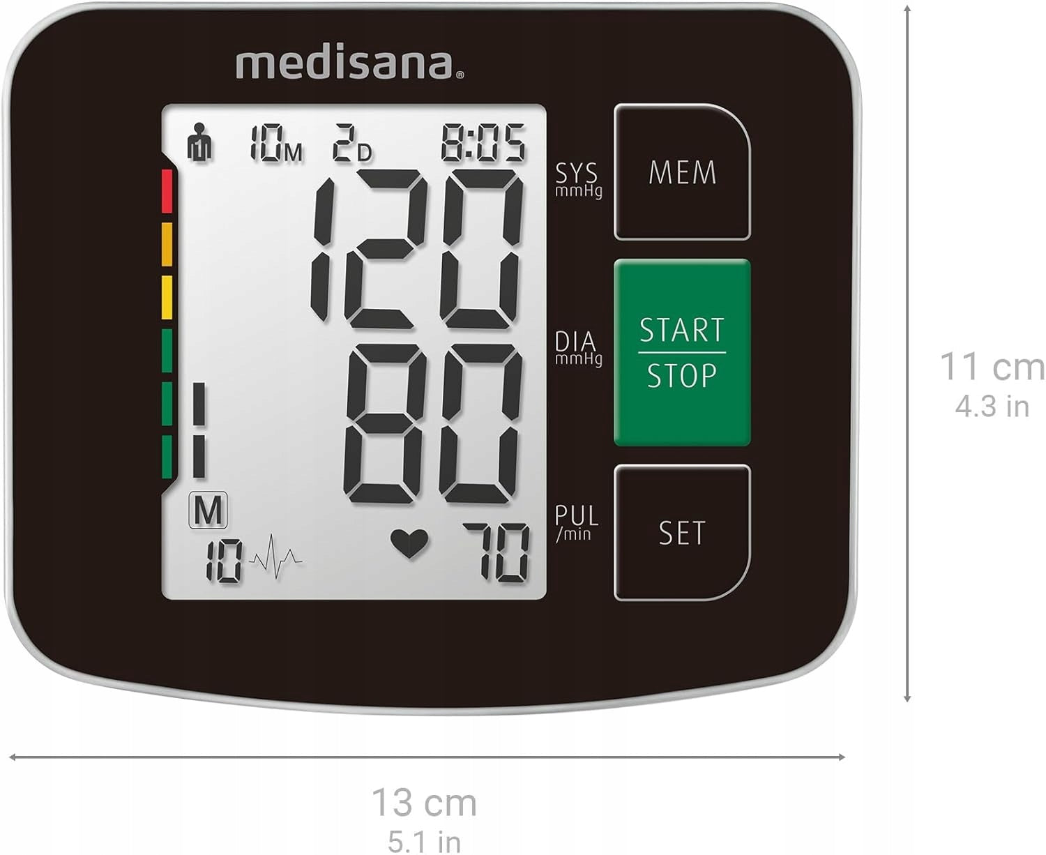 AUTOMATIC SHOULDER BLOOD PRESSURE MONITOR WITH MEMORY FUNCTION EAN (GTIN) 5906570723729