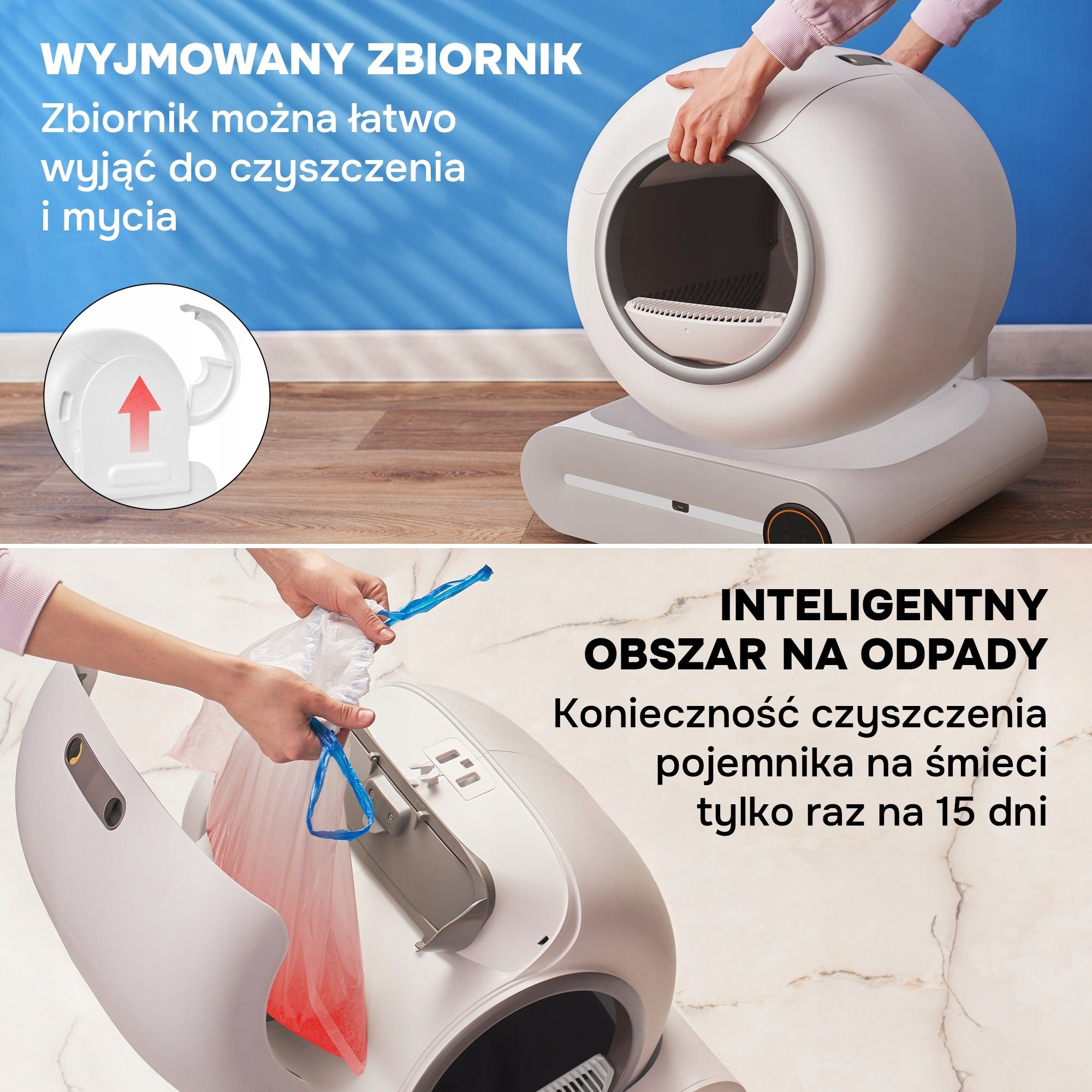 AUTOMATIC SMART WI-FI SELF-CLEANING LITTER BOX FOR CAT 30 DAYS UNCHANGED Model Classmark