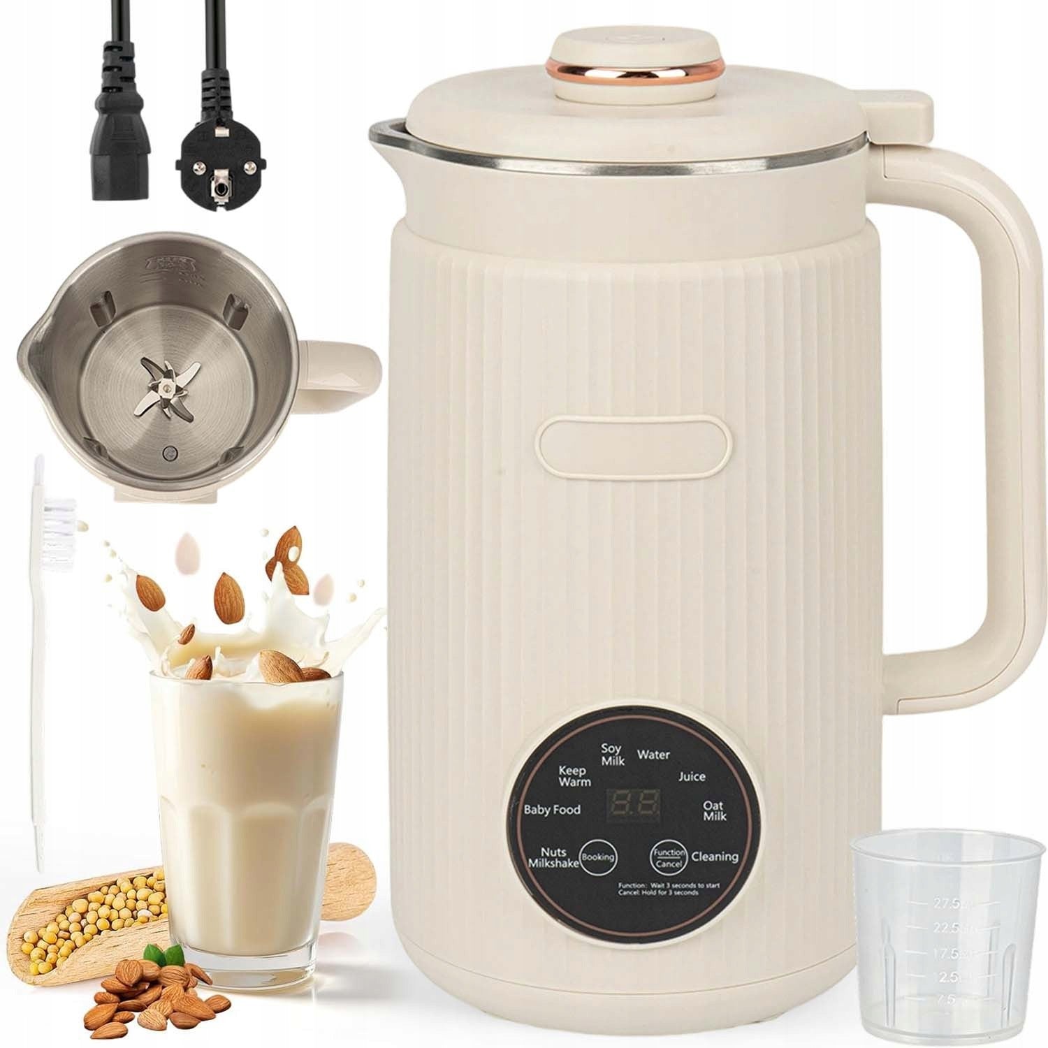 AUTOMATIC SOY MILK MACHINE PLANT SOYBEAN DRINK 1,2L 800W