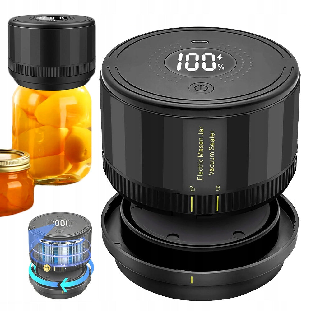 AUTOMATIC VACUUM SEALER FOR MASON JARS FOR STORAGE