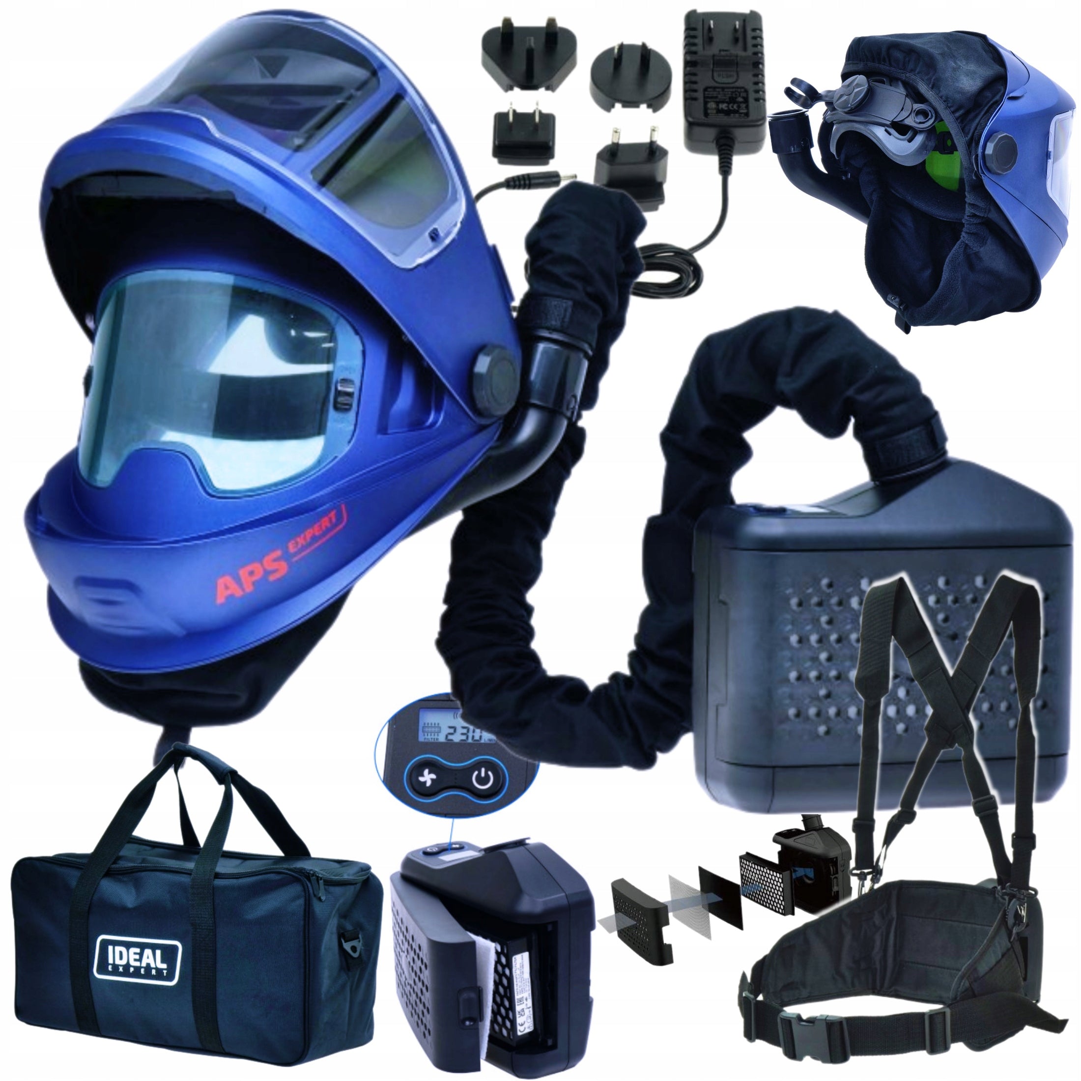 AUTOMATIC VISOR WITH LIFTING AIR SUPPLY APS Expert P31 AIR10V2 FILTER