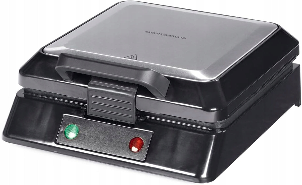 AUTOMATIC WAFFLE MAKER 2 BELGIAN WAFFLES WITH NON-STICK COATING