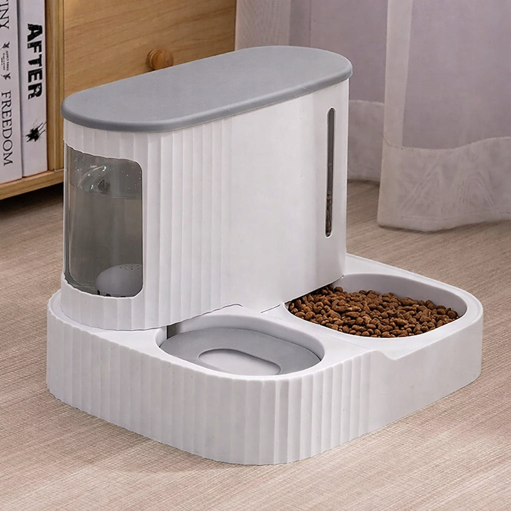 AUTOMATIC WATER AND FOOD FEEDER CAT AND DOG DRINKER BOWL 2IN1 Capacity 0.85 l