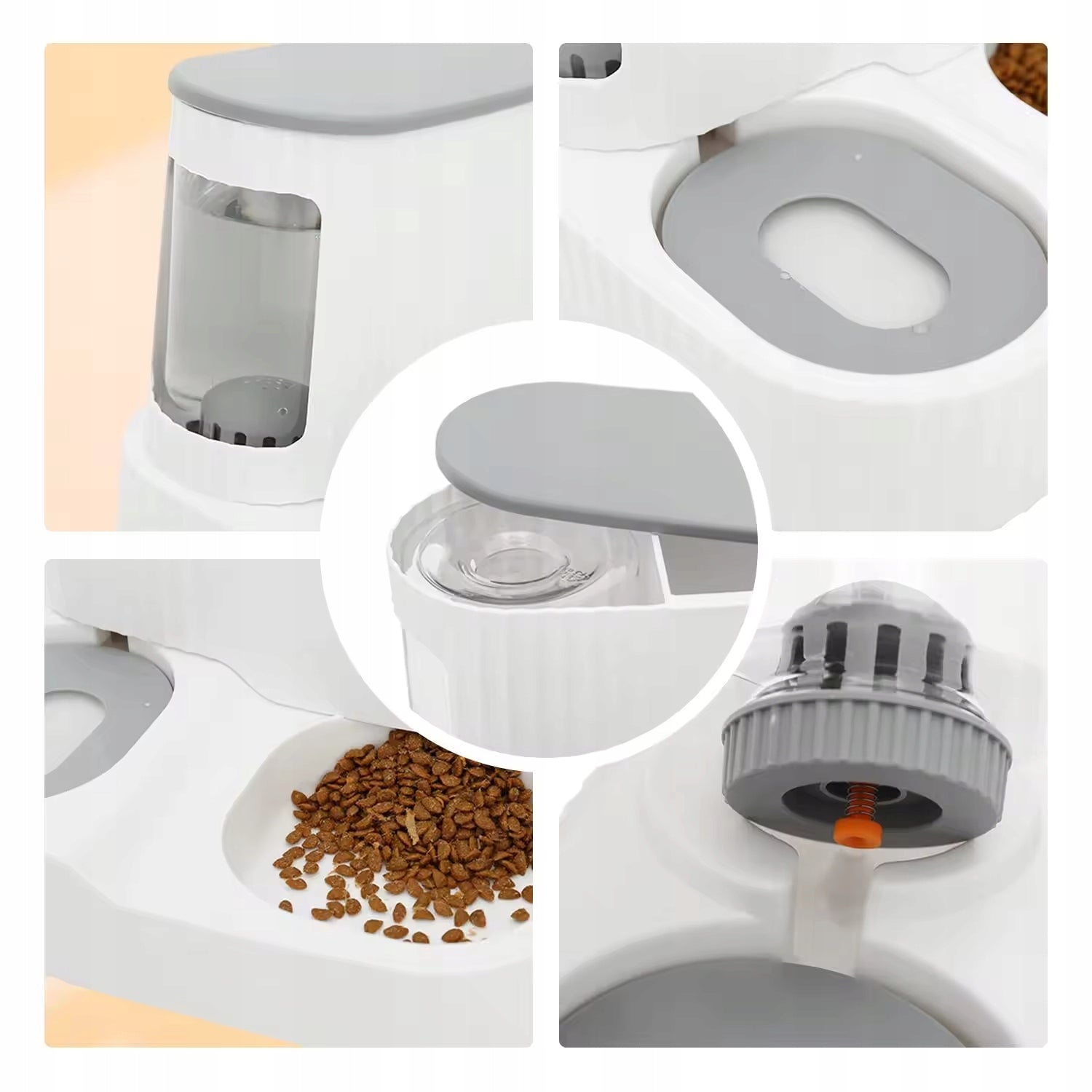 AUTOMATIC WATER AND FOOD FEEDER CAT AND DOG DRINKER BOWL 2IN1 Trade name ZW47