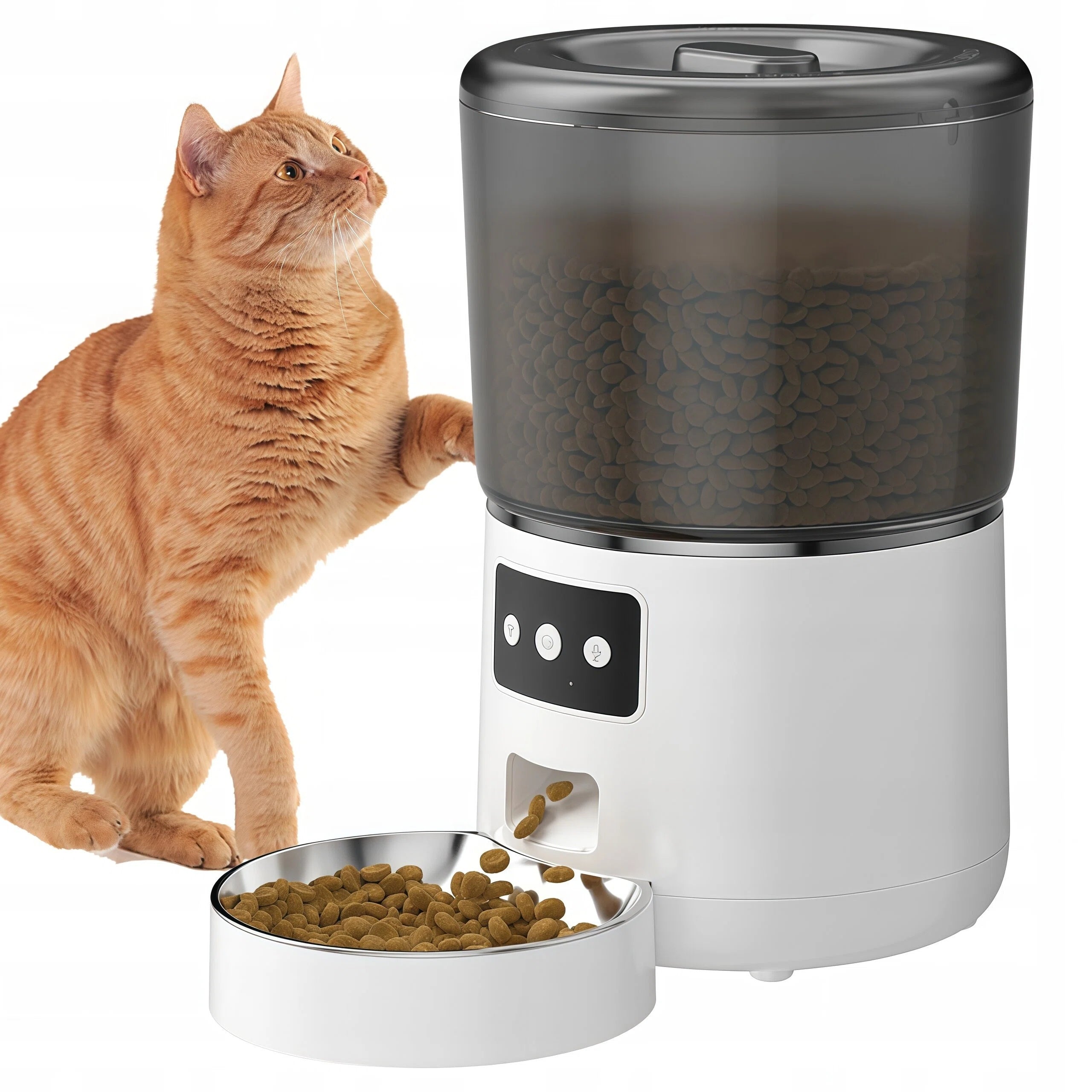 AUTOMATIC WIFI PET FEEDER CAT DRY FOOD DISPENSER WI-FI 4L Manufacturer code 4L automatyczny WIFI karmnik