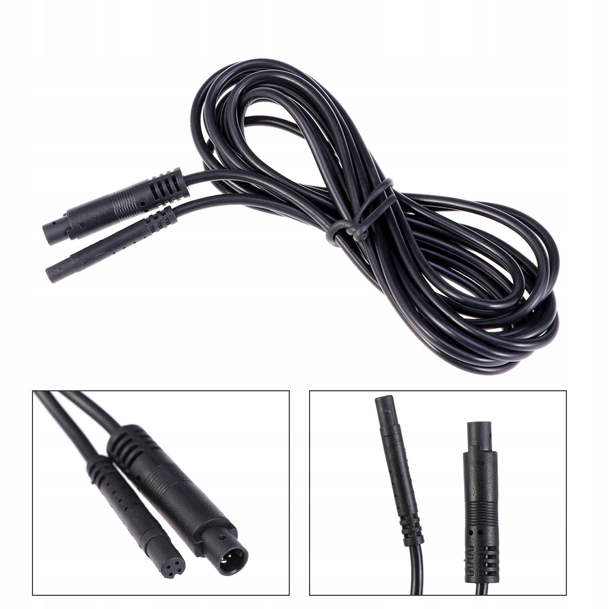AUTOMOTIVE EXTENSION REARVIEW CAMERA -PIN CABLE METER VAN CORD CAR BACKUP