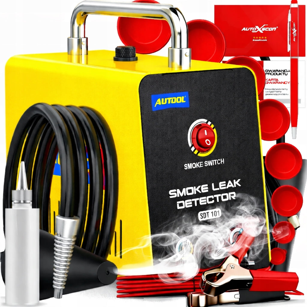 AUTOOL SDT101 LEAK TESTER SMOKE GENERATOR+CONE+CORK SET FREEBIE