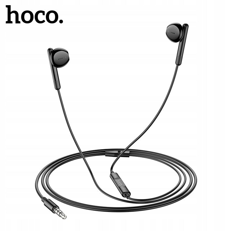 AUX Jack 3.5mm Wired Audio Earbuds with Microphone Brand Hoco