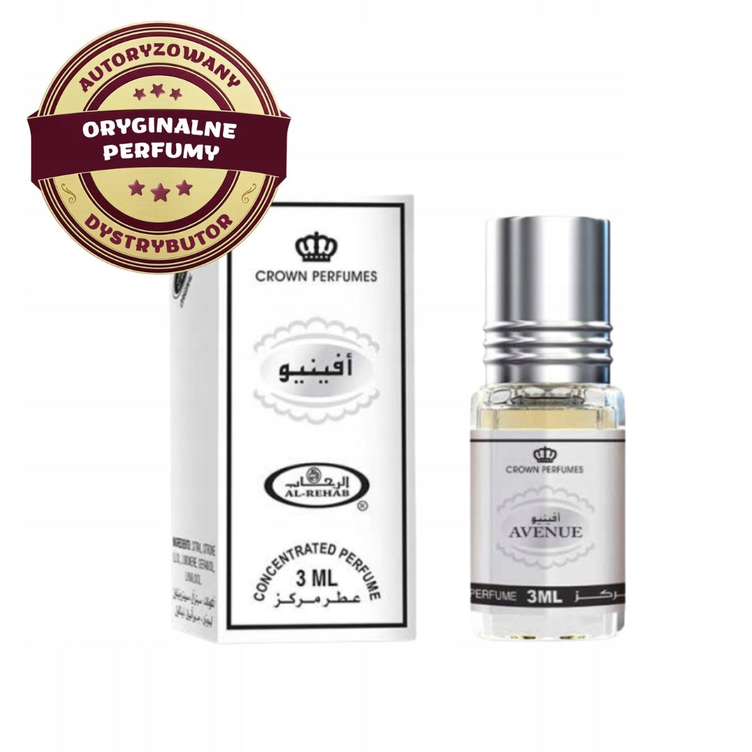 AVENUE ARABIC PERFUME IN OIL MALE CITRUS OUD MUSK 3 ml AL REHAB
