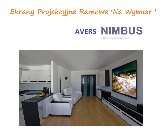 AVERS NIMBUS FRAME 240 PROJECTION SCREEN Brand AVERS