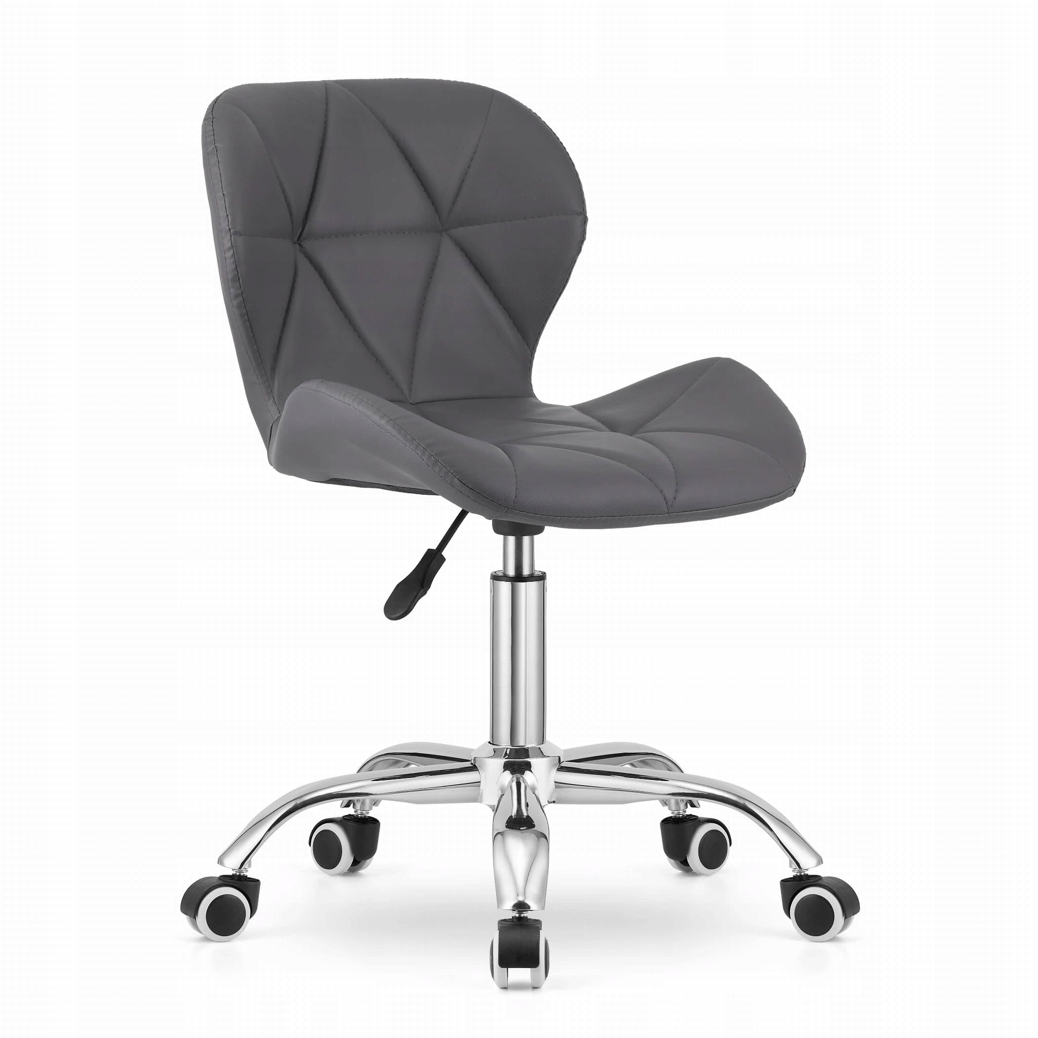 AVOLA office chair with eco-leather, grey