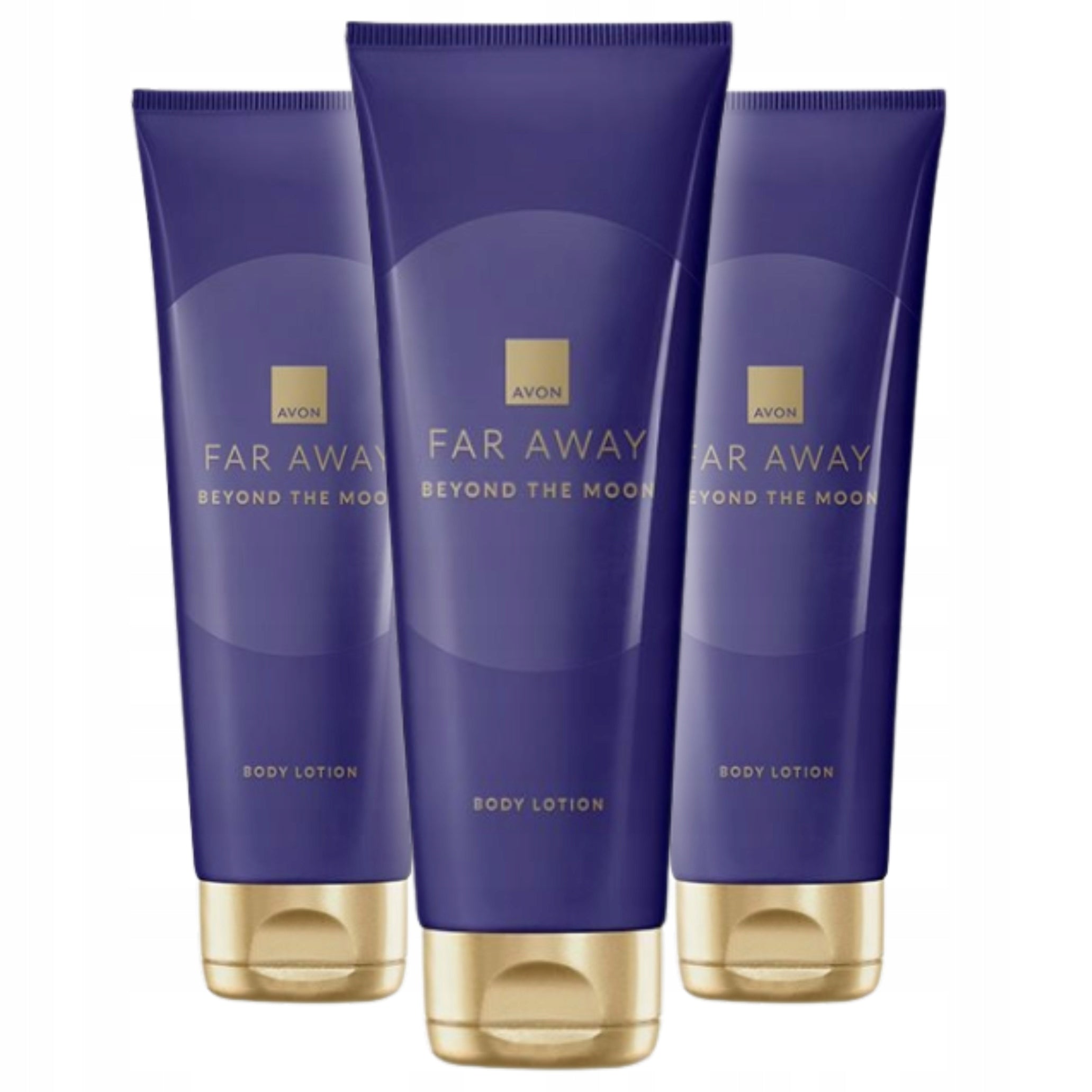 AVON 3 x Perfumed Body Lotion Set Far Away Beyond The Moon 125 ml