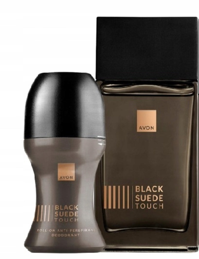 AVON Black Suede Touch Cosmetics Set _ Water 100ml + Ball