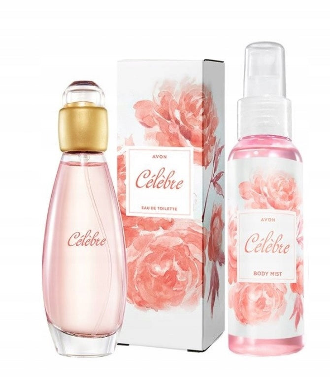 AVON Celebre 2in1 Women's Set for Her Perfume + Mist Unique