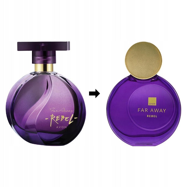 AVON FAR AWAY REBEL EAU DE PARFUM 50ml +Far Away sample set FREEBIE Manufacturer code 11544
