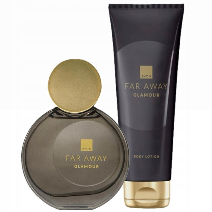 AVON Far Away Glamour Gift Set Gift Water + Lotion