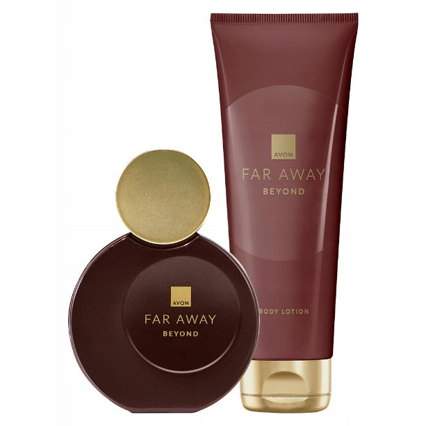 AVON PERFUME FAR AWAY BEYOND 50 ML + BODY LOTION 125 ML