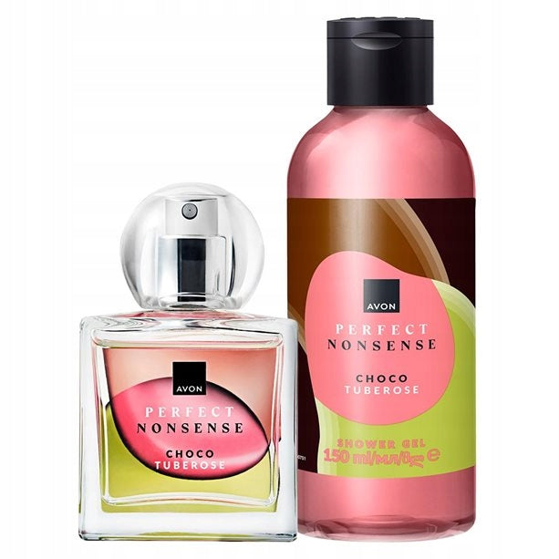 AVON Perfect Nonsense Choco Tuberose Water Set 50 ml + Gel 150 ml