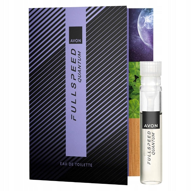 AVON SAMPLE FULL SPEED QUANTUM EAU DE TOILETTE FOR HIM