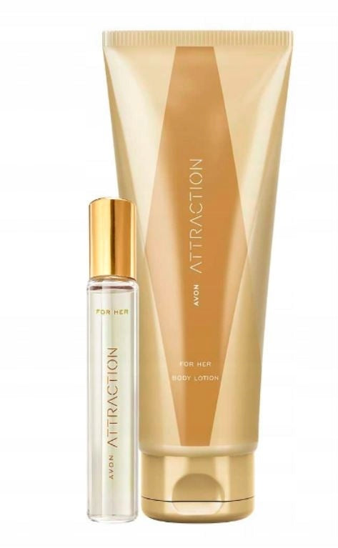 AVON SET ATTRACTION 2 COSMETICS PERFUME 10 ML + LOTION 125 ML