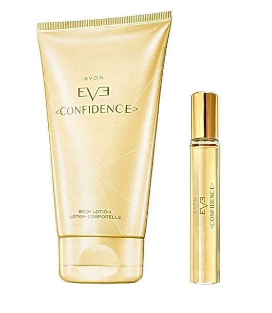 AVON SET EVE CONFIDENCE LOTION + PERFUME