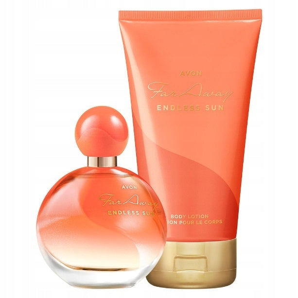 AVON SET FAR AWAY ENDLESS SUN 2 COSMETICS