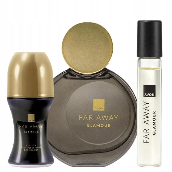 AVON SET FAR AWAY GLAMOUR Water Ball Perfume