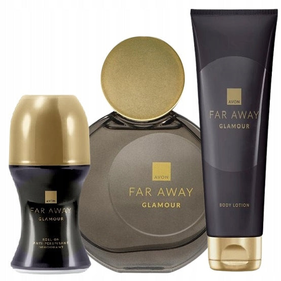 AVON SET FAR AWAY GLAMOUR Water+Bullet+Balsam