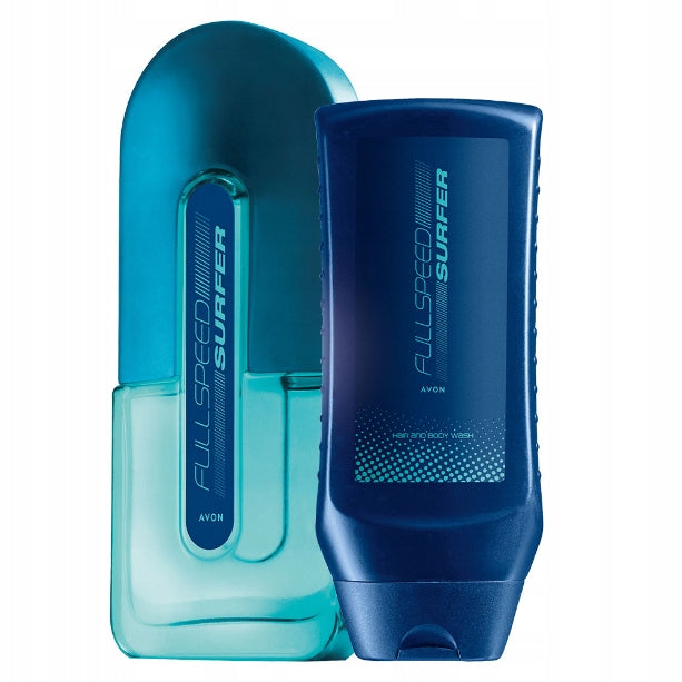 AVON SET FULL SPEED SURFER TOLAET WATER 75 ML GEL 250 ML