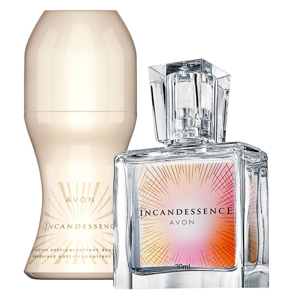 AVON SET INCANDESSENCE WATER 50ML+BALL