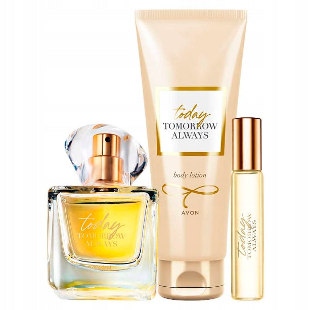 AVON SET OF 3 COSMETICS TTA TODAY Tomorrow Always WATER + LOTION + PERFUME