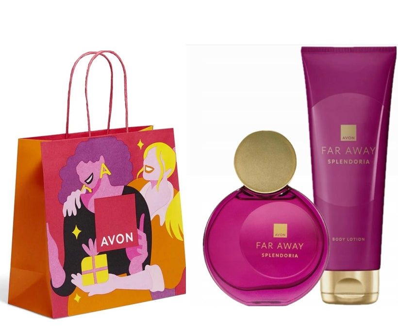 AVON SET SPLENDORIA Far Away Water EDP 50ml_balm 125ml