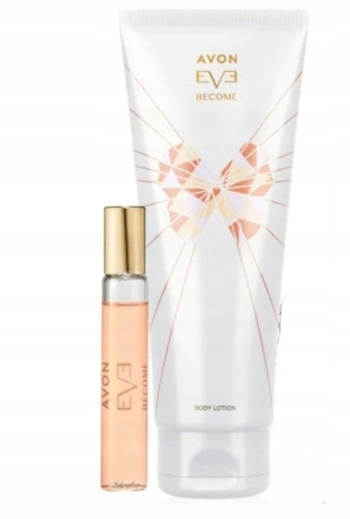 AVON Set Eve Become Perfumed Water Perfume 10ml_balm 125ml Packaging status original
