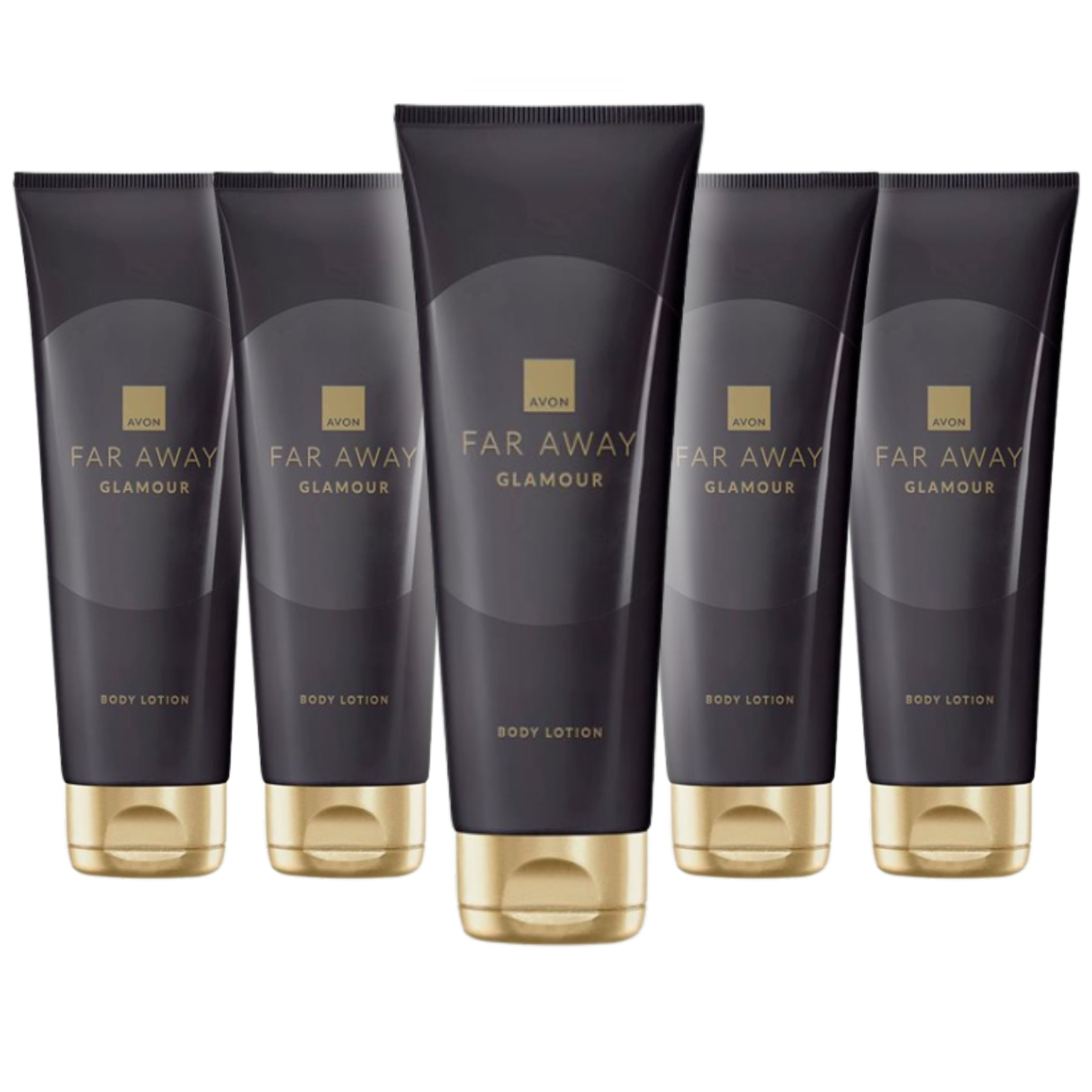 AVON Set of 5 x Body Lotion Far Away Glamour 125 ml