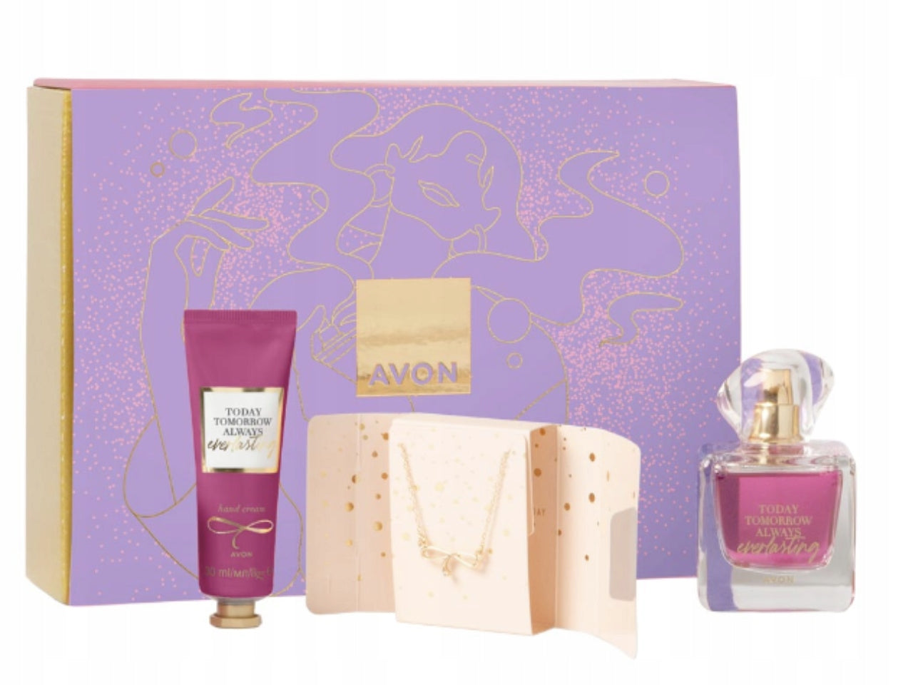 AVON TTA Today Tomorrow Always EVERLASTING SET OF 3 COSMETICS BOX