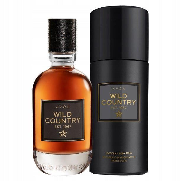 AVON WILD COUNTRY GIFT SET 2 COSMETICS WATER + DEODORANT