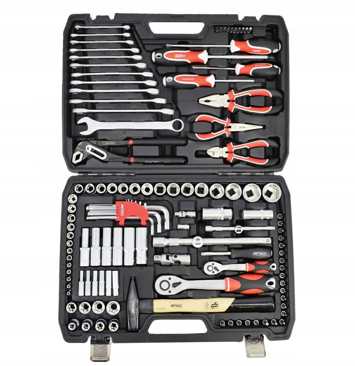 AWTOOLS WRENCH SET 122el 1/2" / 1/4" BLACK LINE AW39122BL