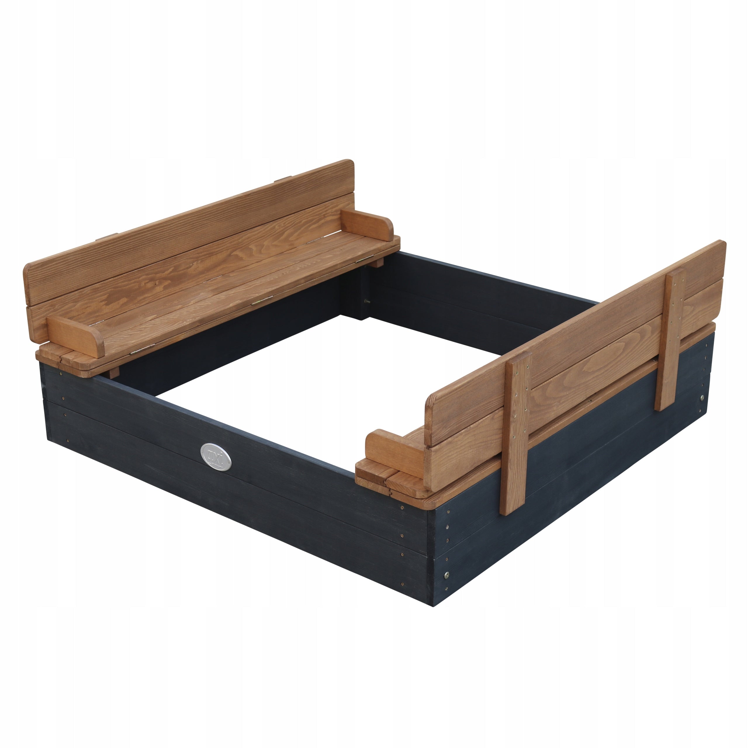 AXI FSC wood sandbox with lava and cover 100 x 95 x 20 cm Packaging status original