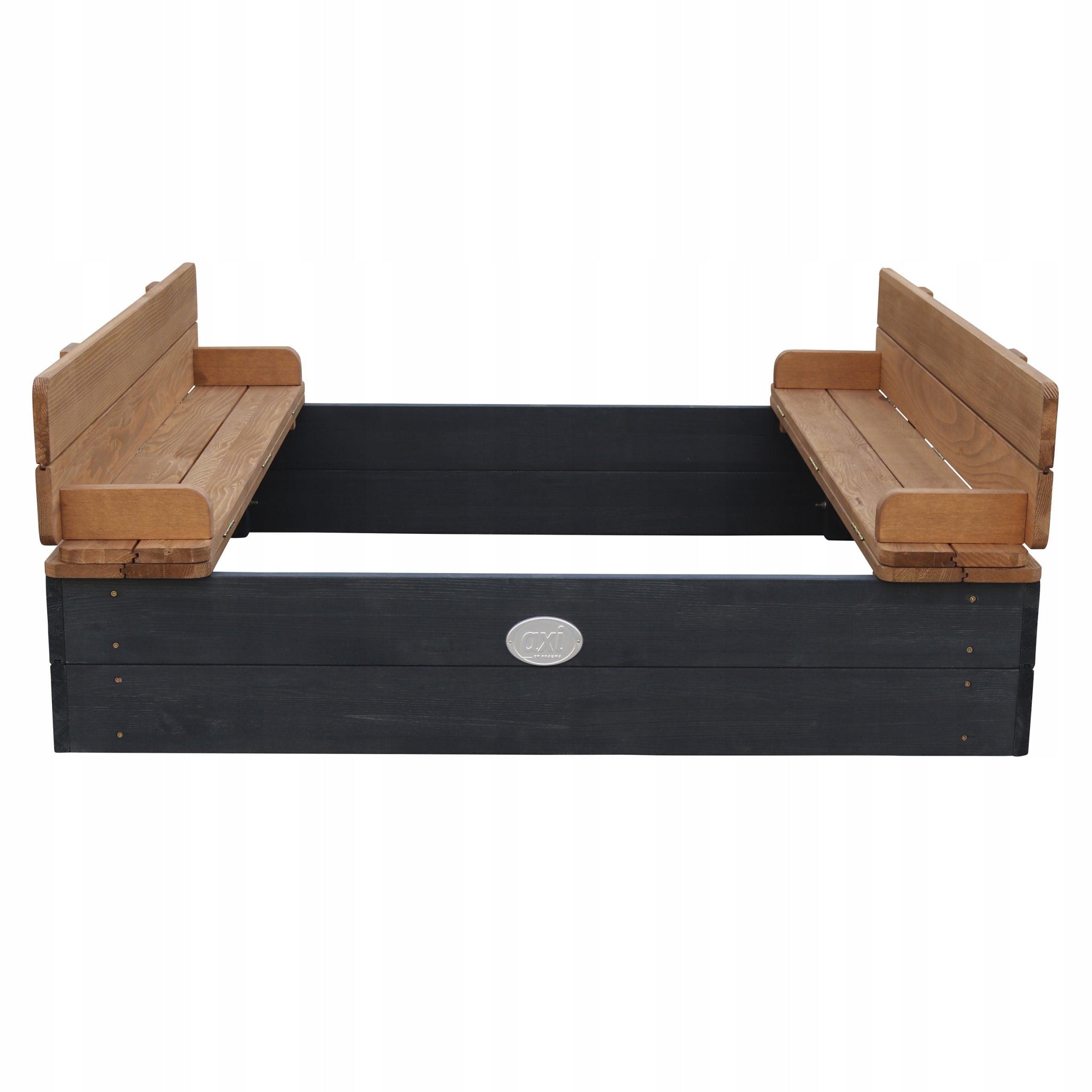 AXI FSC wood sandbox with lava and cover 100 x 95 x 20 cm Product weight with unit packaging 14 kg