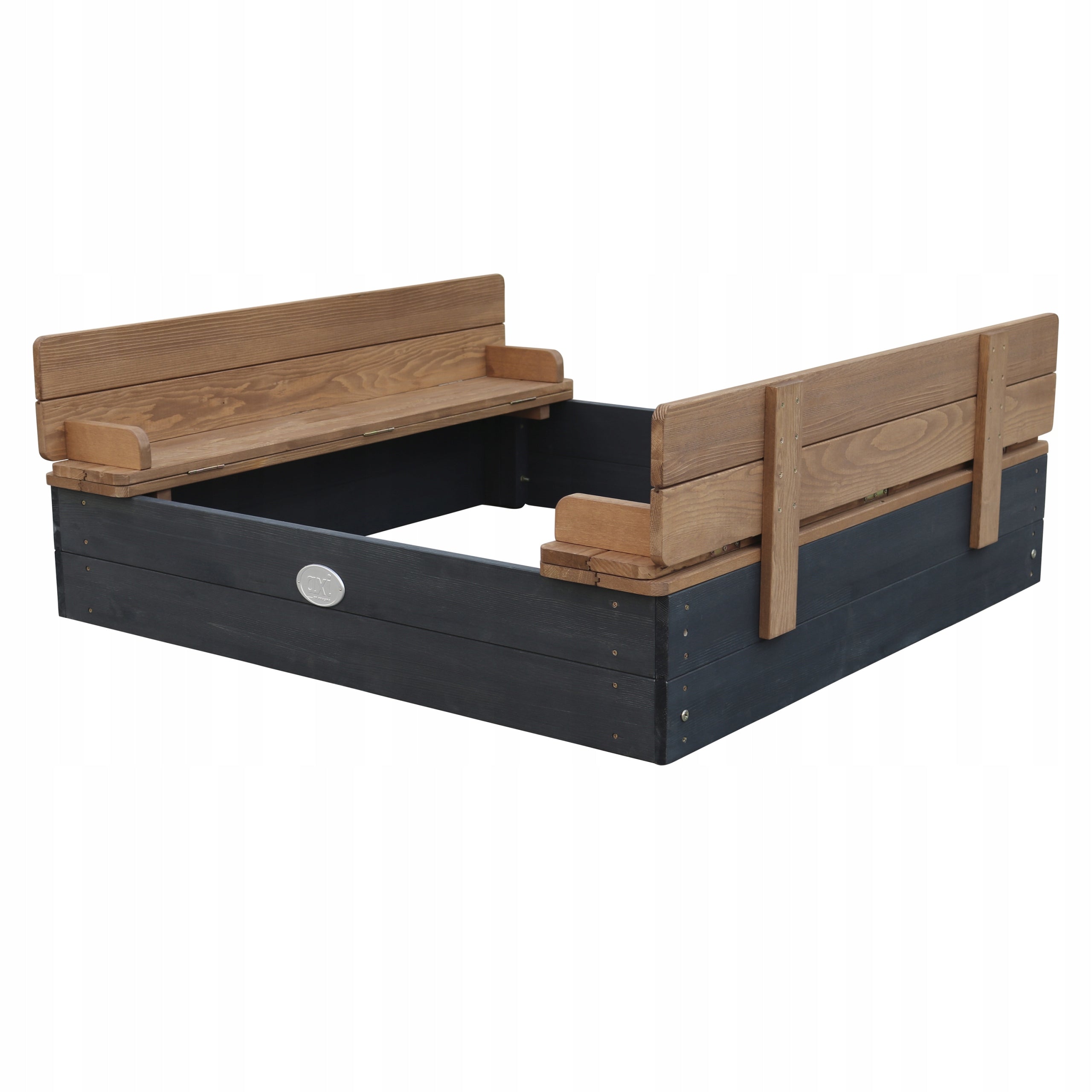 AXI FSC wood sandbox with lava and cover 100 x 95 x 20 cm