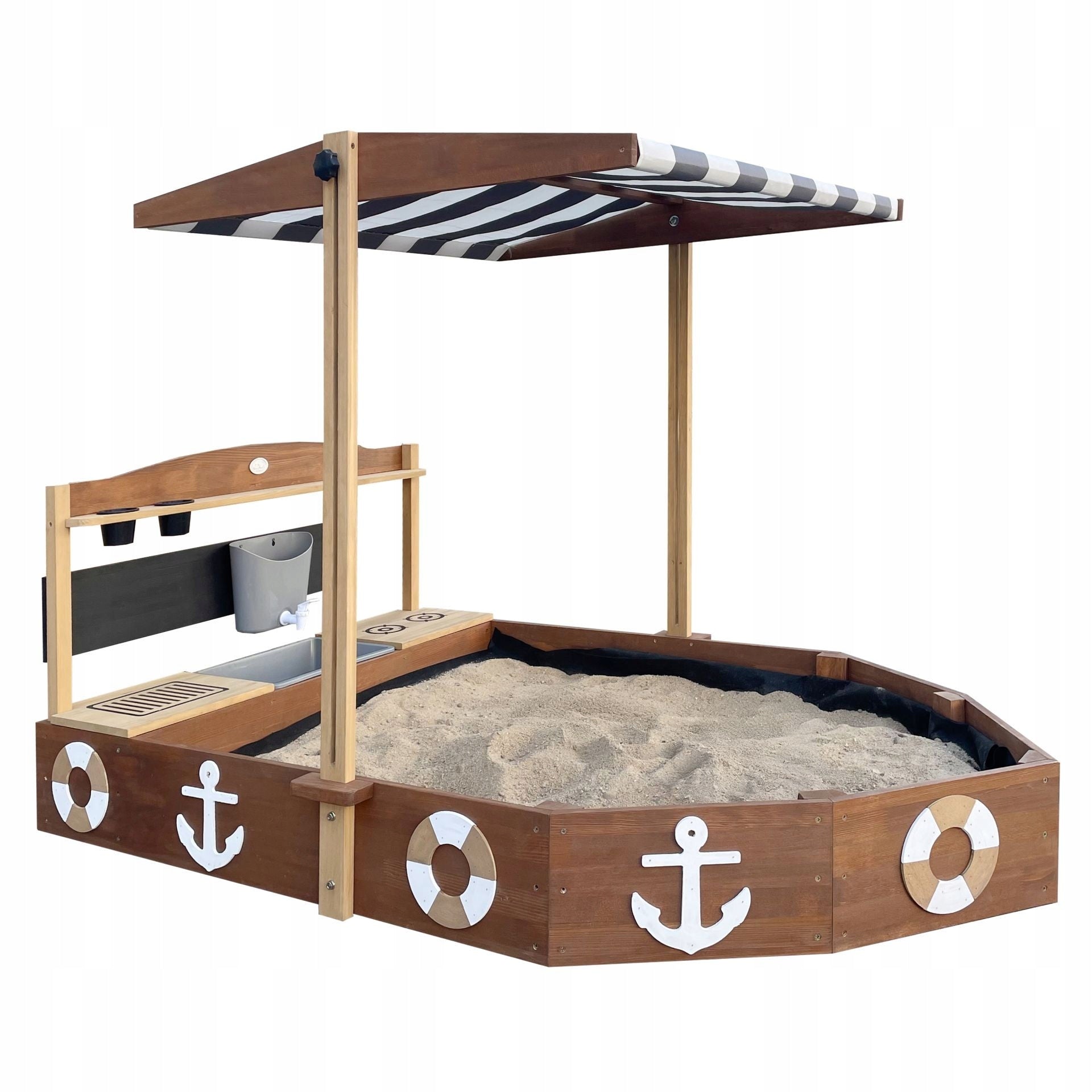 AXI Sandbox Wooden ship with kitchen Brand Axi