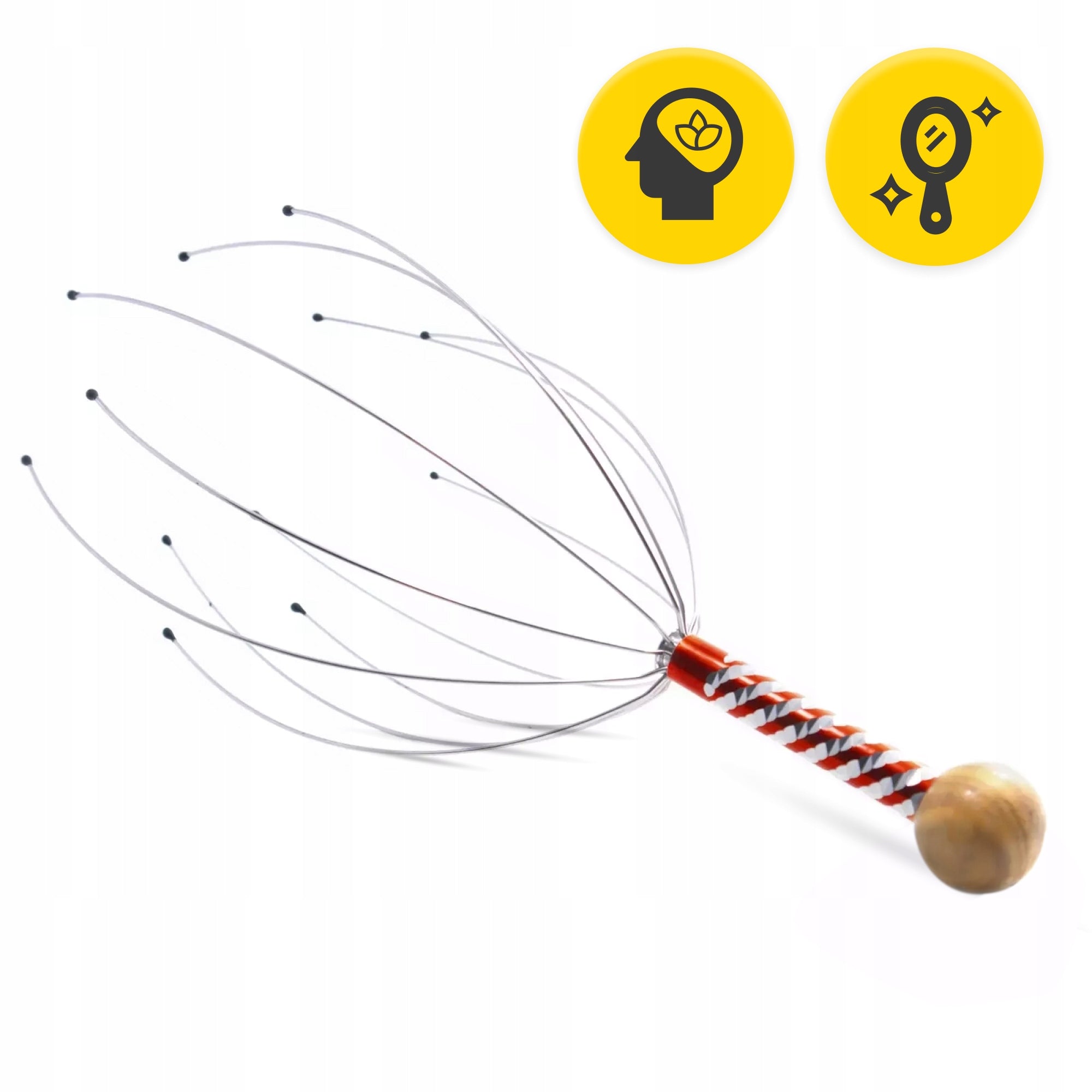 AYURVEDIC SCALP MASSAGER HANDHELD RELAXING HEALTH MASSAGE EAN (GTIN) 5907739316868