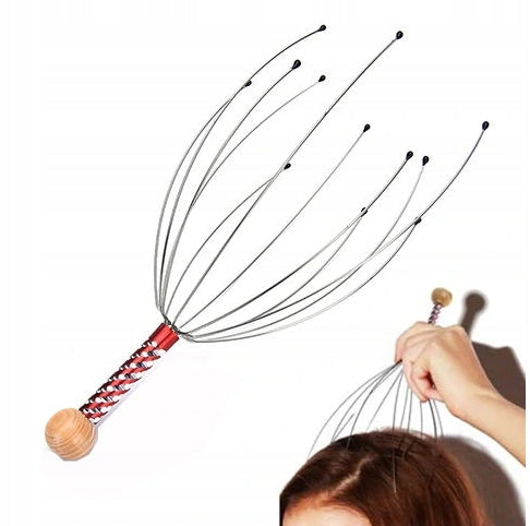 AYURVEDIC SCALP MASSAGER MASSAGE RELAXATION FOR RUBS HAIR GROWTH